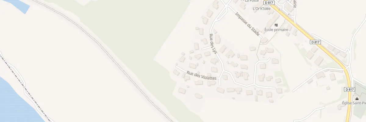Plan du 150 Rue des Violettes à Argagnon
