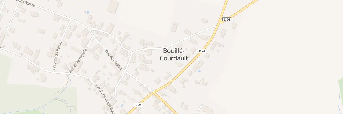 Plan du 50 Rue du plessis à Bouillé-Courdault