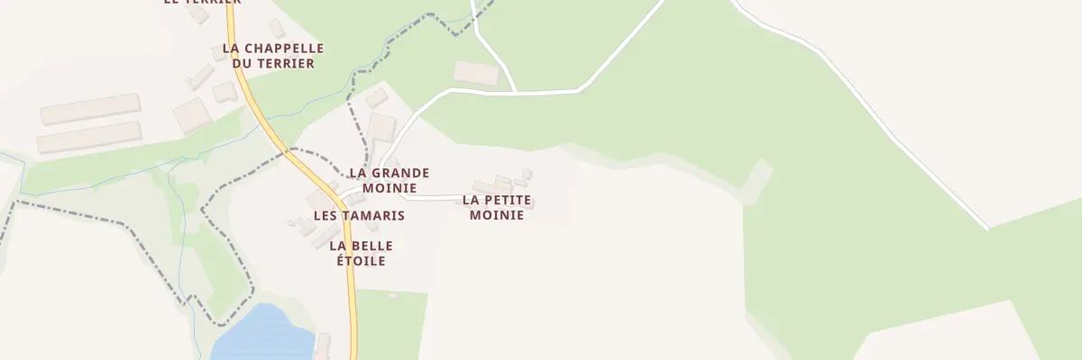 Plan de Vge La Petite Moinie à Combrand