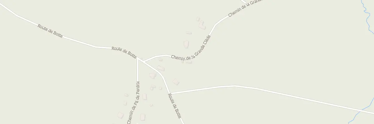 Plan du 110 Che de la Grand Clede à Belhade
