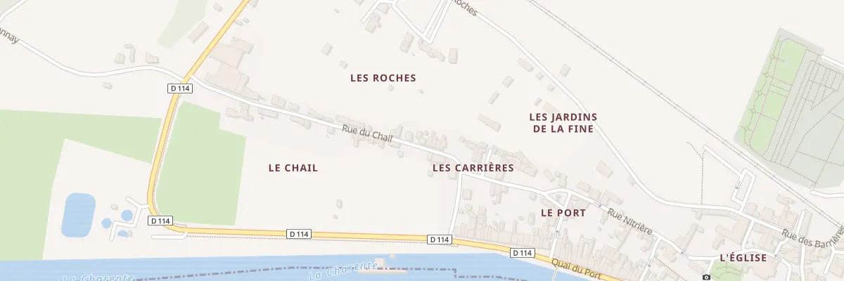 Plan du 16 Rue du Chail à Saint-Savinien