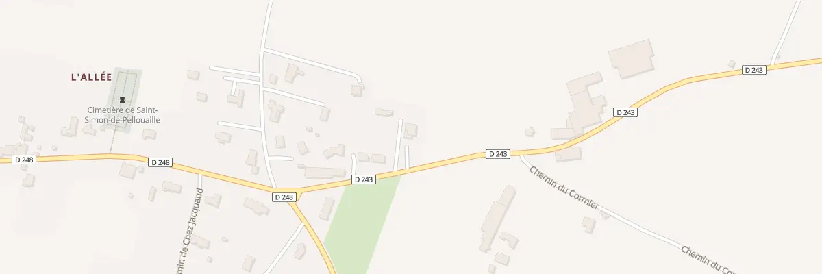Plan du 53 Rte de Saint-simon à Saint-Simon-de-Pellouaille