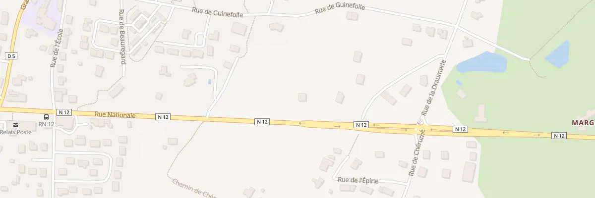 Plan du 25 Rue Nationale à Saint-Georges-Buttavent