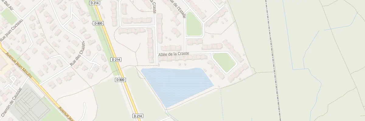 Plan du 33 All de la Craste à Cestas