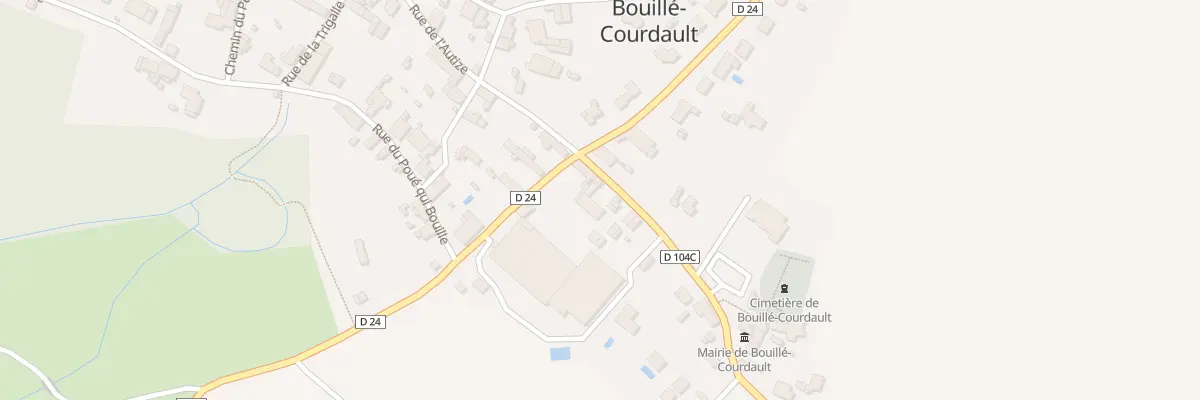 Plan du 5100 Rue du prieuré à Bouillé-Courdault