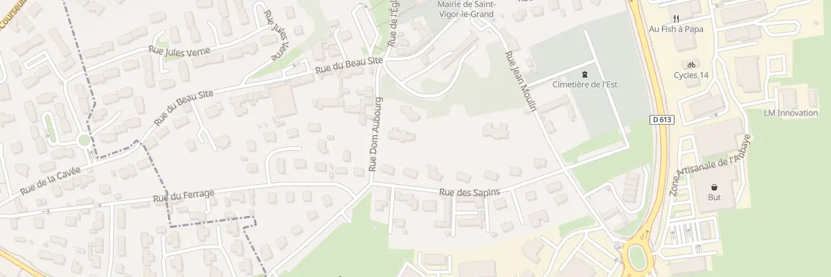 Plan du 5 Rue Dom Aubourg à Saint-Vigor-le-Grand