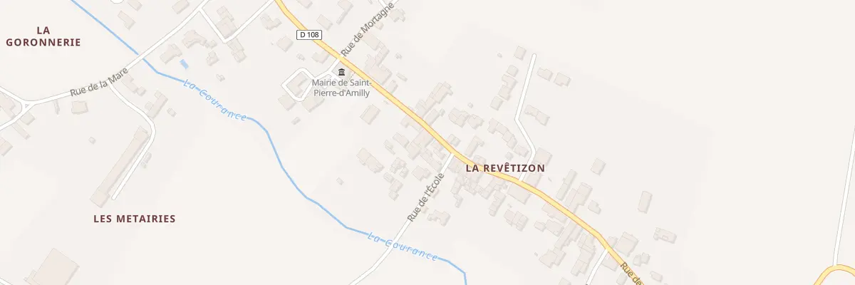 Plan du 14 Rue de la Mairie à Saint-Pierre-d’Amilly