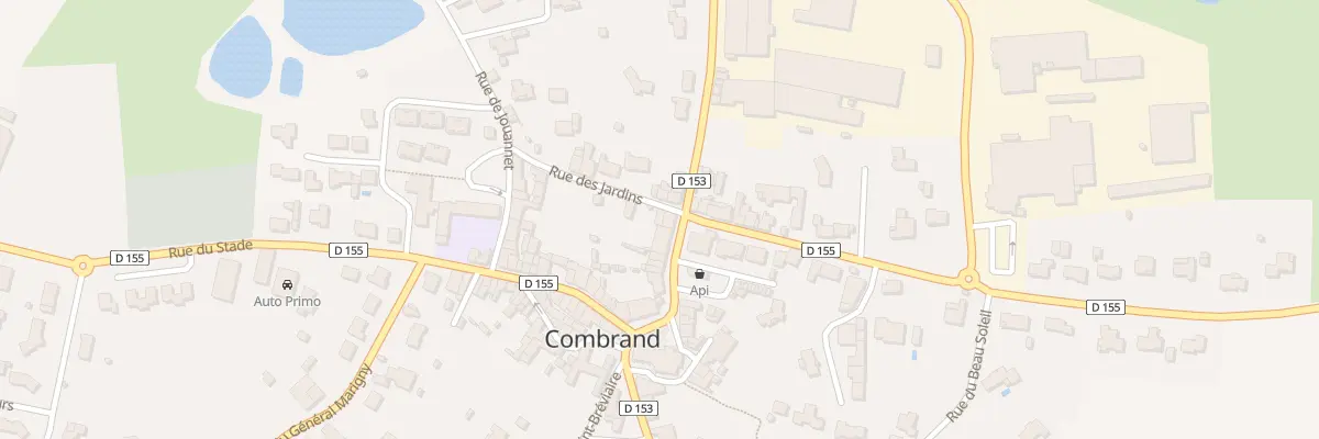 Plan du 1 Rue des Jardins à Combrand