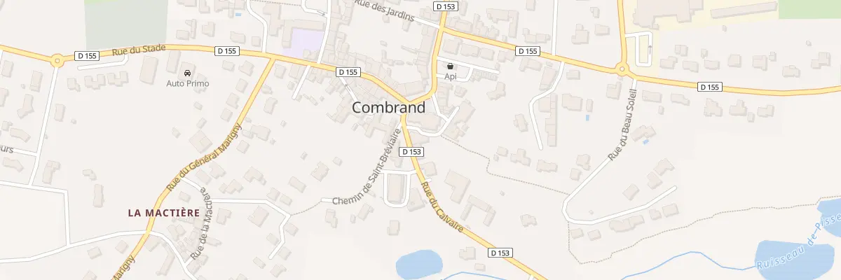 Plan du 2 Pl de l’Eglise à Combrand