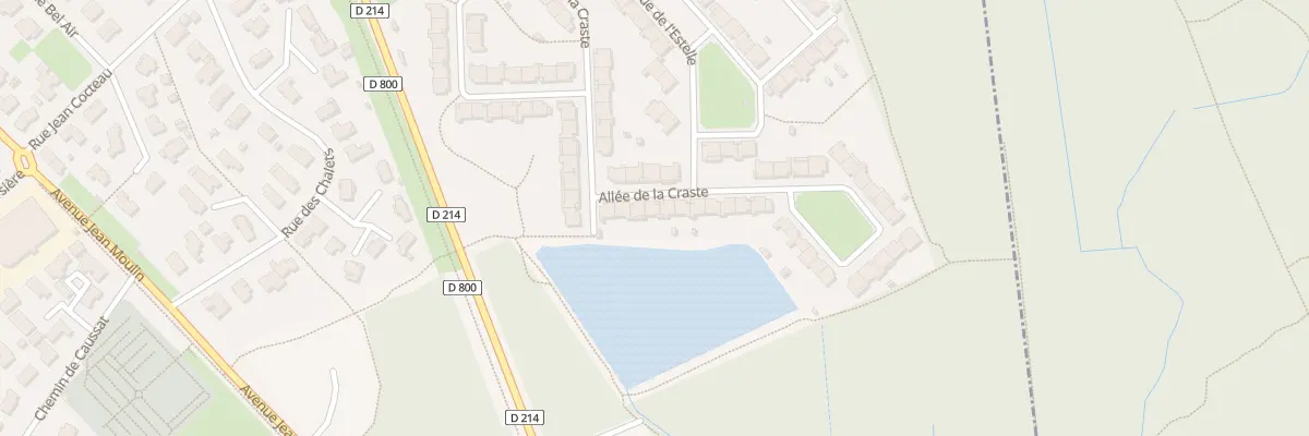 Plan du 29 All de la Craste à Cestas
