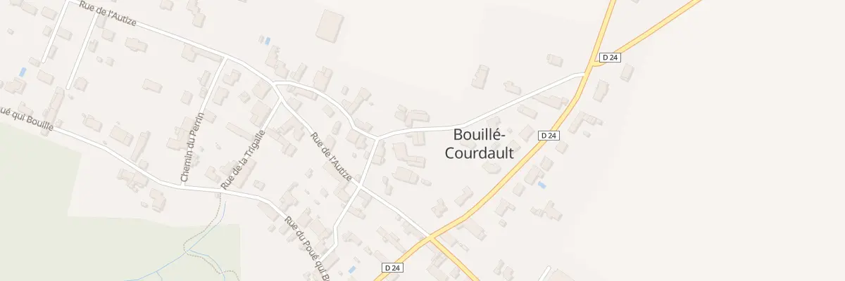 Plan du 40 Rue du plessis à Bouillé-Courdault