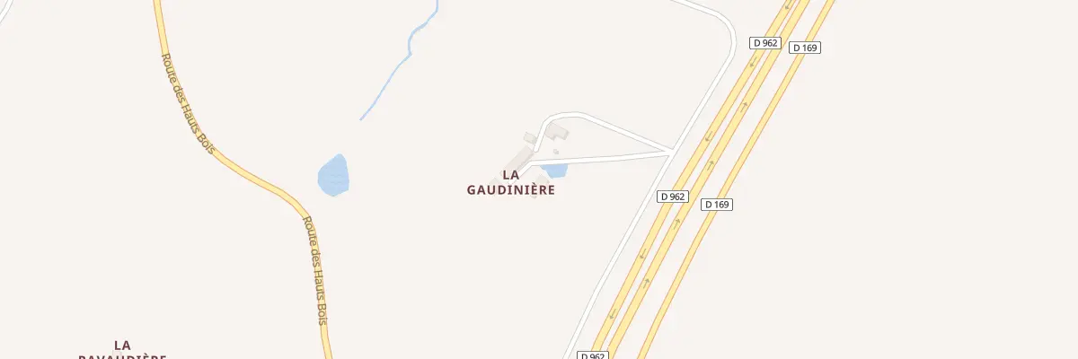 Plan du 1 La Gaudiniere à Sacé