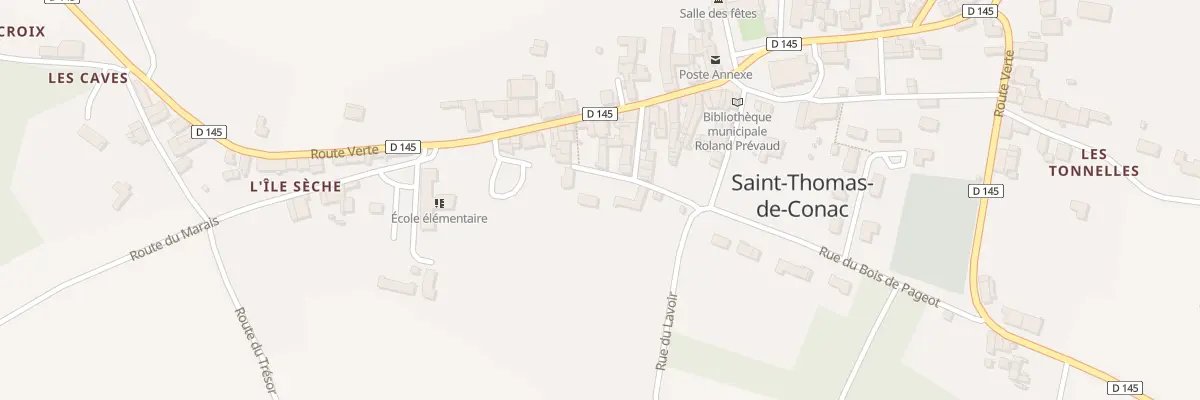 Plan du 8 Rue des Caves à Saint-Thomas-de-Conac