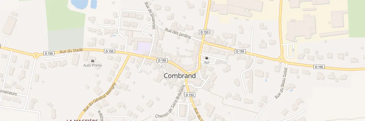 Plan du 8 Rue du Gen de Gaulle à Combrand