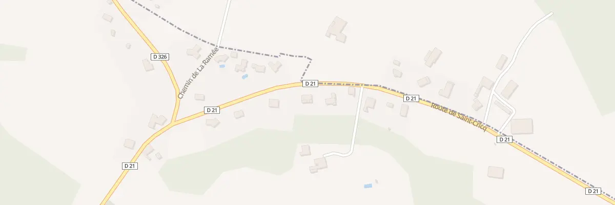 Plan du 262 Rte de Saint-cricq à Brassempouy
