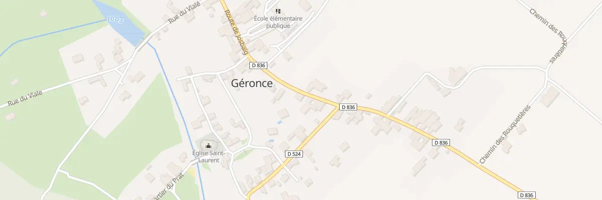 Plan du 23 Rte de Josbaig à Géronce