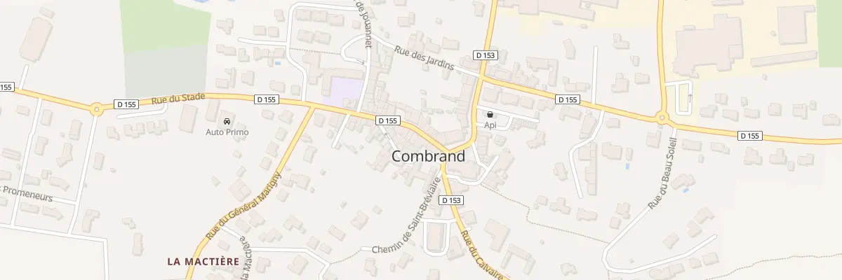 Plan du 1 Rue du Gen de Gaulle à Combrand