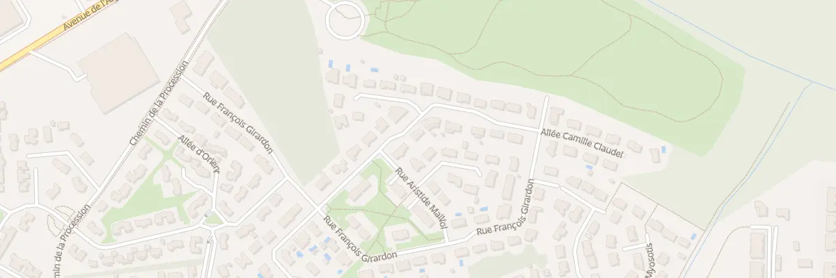 Plan du 34 Rue François Girardon à Mérignac