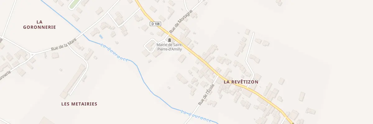 Plan du 8 Rue de la Mairie à Saint-Pierre-d’Amilly