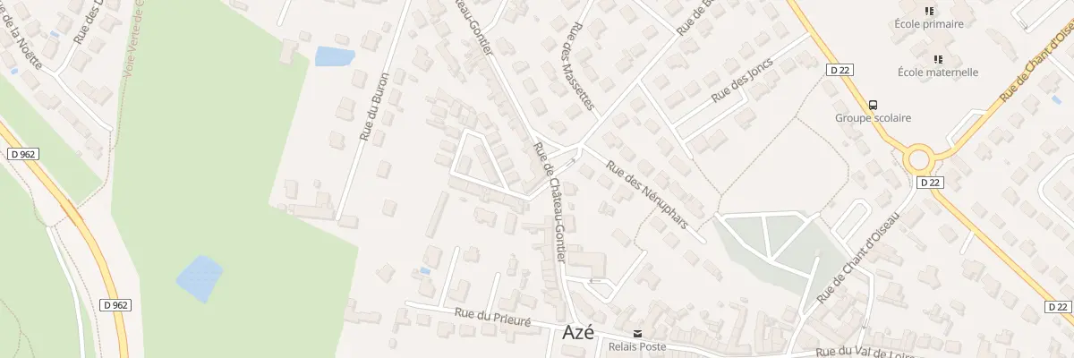Plan du 20 Rue de Chateau Gontier Aze à Château-Gontier-sur-Mayenne