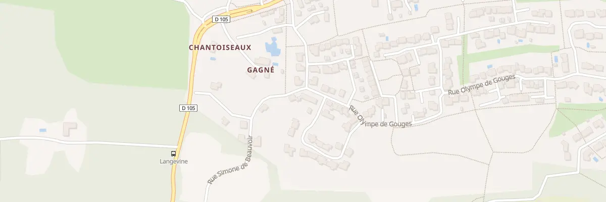 Plan du 35 Rue Olympe de Gouges à Saint-Lambert-la-Potherie