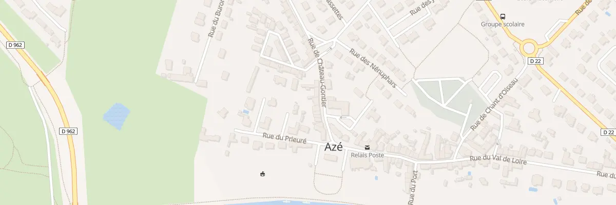Plan du 12 Rue de Chateau Gontier Aze à Château-Gontier-sur-Mayenne