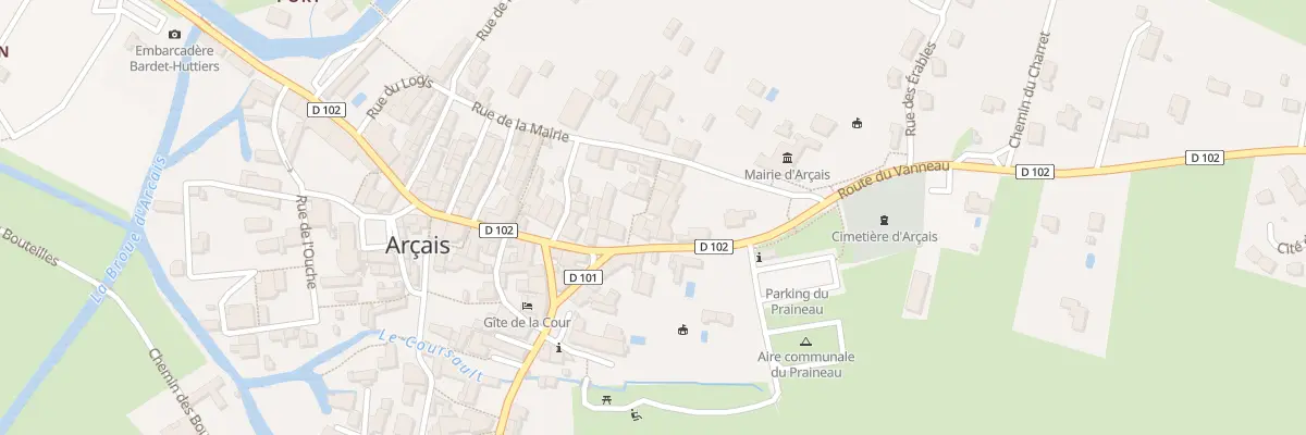 Plan du 35 Rue du Marais à Arçais