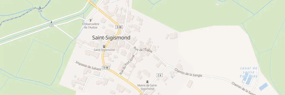 Plan du 9B Rue de l’église à Saint-Sigismond