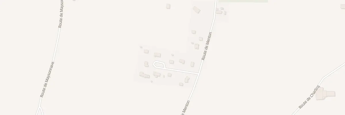 Plan du 3 Rte de Menton à Toulouzette