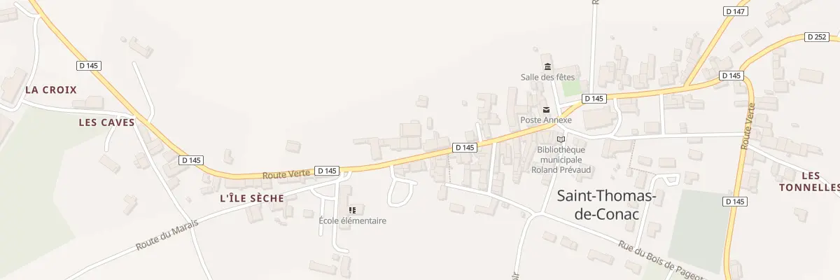 Plan du 100 Rte Verte à Saint-Thomas-de-Conac