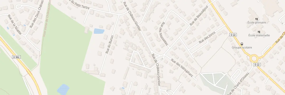 Plan du 26 Rue de Chateau Gontier Aze à Château-Gontier-sur-Mayenne