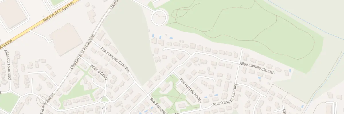 Plan du 67 Rue François Girardon à Mérignac