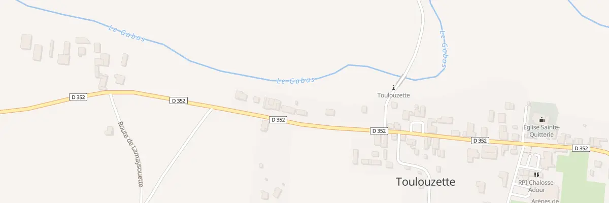 Plan du 370 Rte des Pêcheurs à Toulouzette