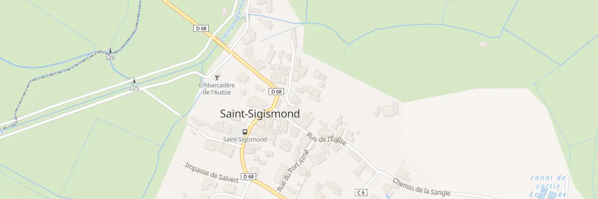 Plan du 2 Imp du Bois Fagnoux à Saint-Sigismond