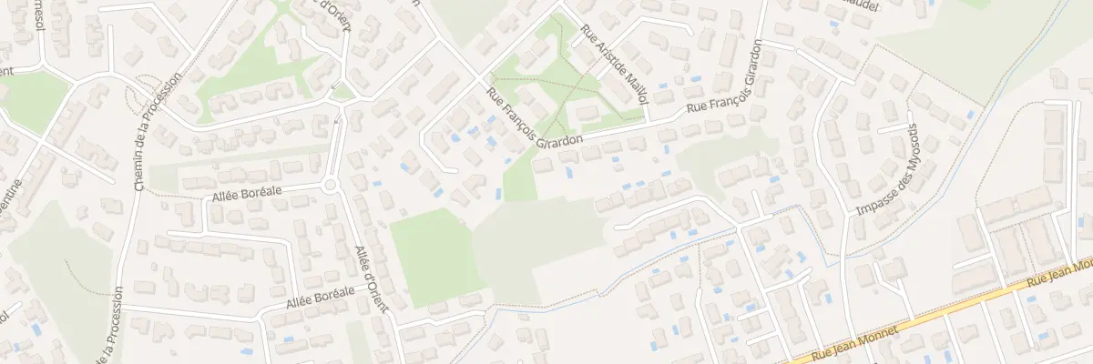 Plan du 21 Rue François Girardon à Mérignac