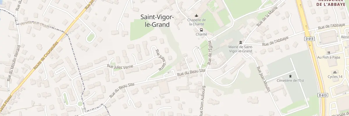 Plan du 33 Rue Jules Verne à Saint-Vigor-le-Grand