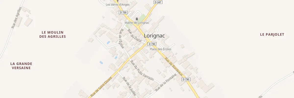 Plan du 3 Rue de Saint Dizant à Lorignac