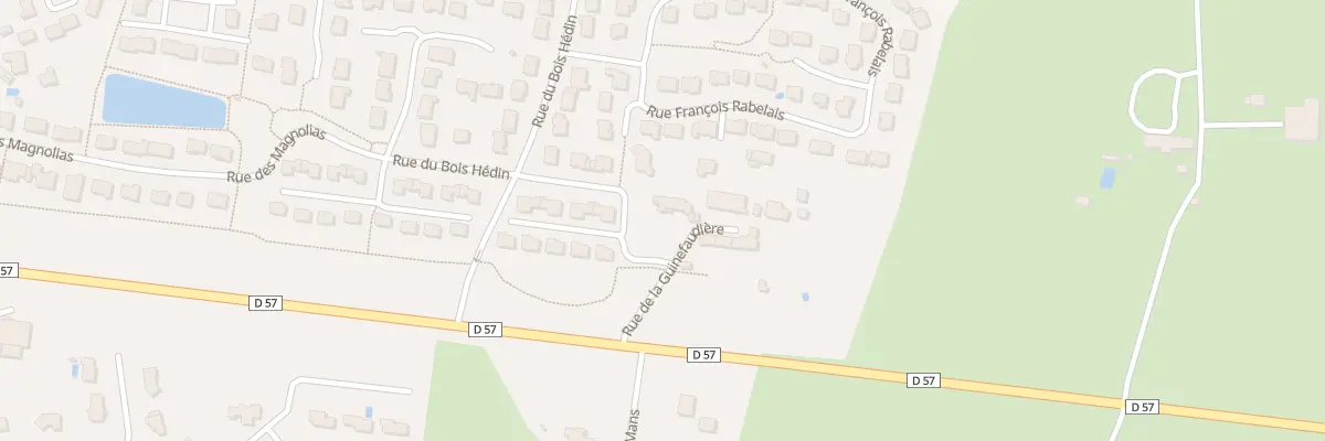 Plan du 13 Rue des Guinefaudières à Bonchamp-lès-Laval