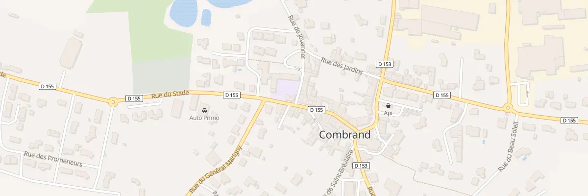 Plan du 1 Rue de Jouannet à Combrand