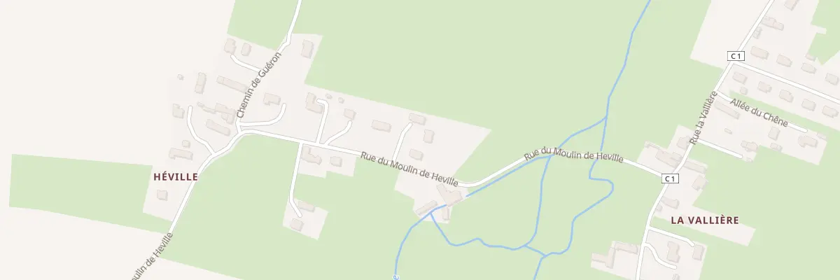 Plan du 6 Rue du Moulin d’Heville à Ellon