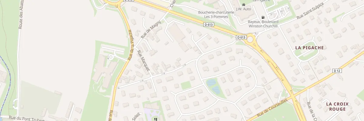 Plan du 17 Rue Vauclin à Saint-Vigor-le-Grand