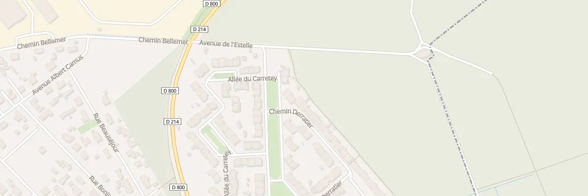 Plan du 2 Che Derratier à Cestas