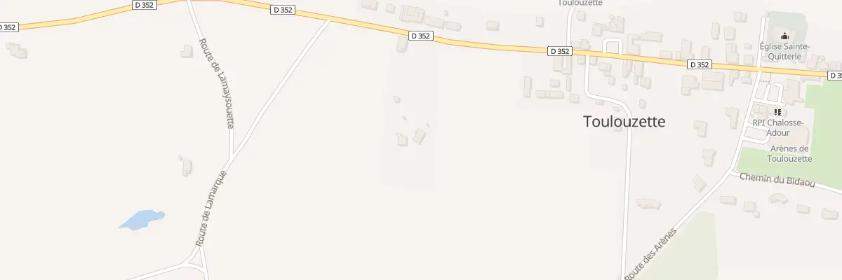 Plan du 425 Rte des Pêcheurs à Toulouzette