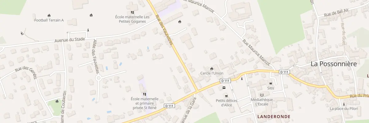 Plan du 1B Rue des Vaureitres à La Possonnière
