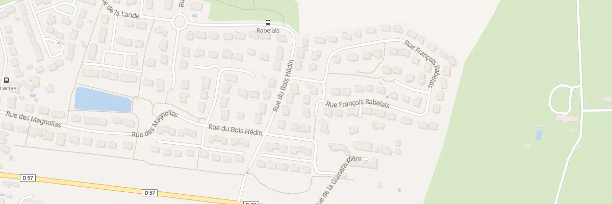 Plan du 4 Rue Francois Rabelais à Bonchamp-lès-Laval