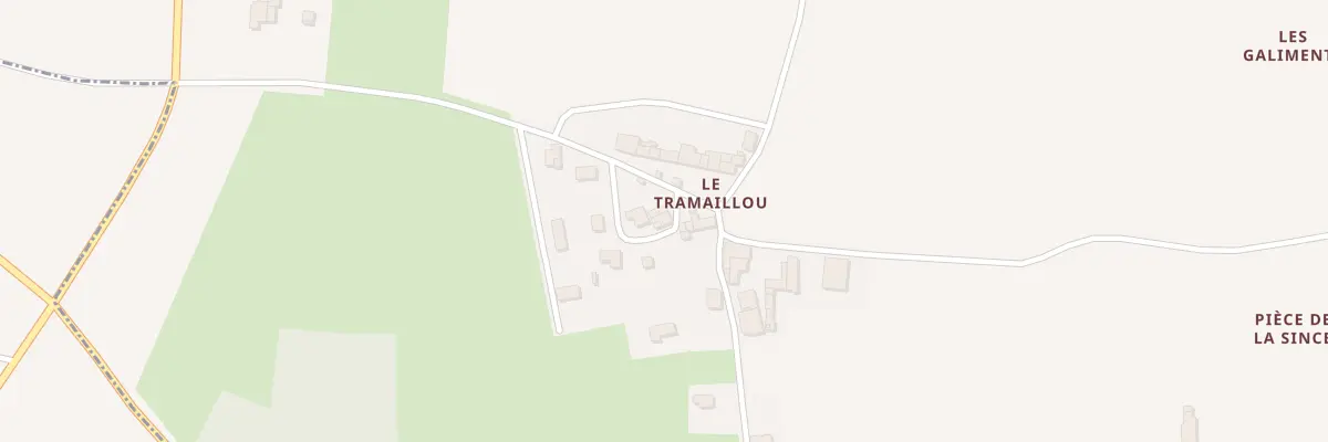 Plan du 5077 Le Tramaillou à Annezay
