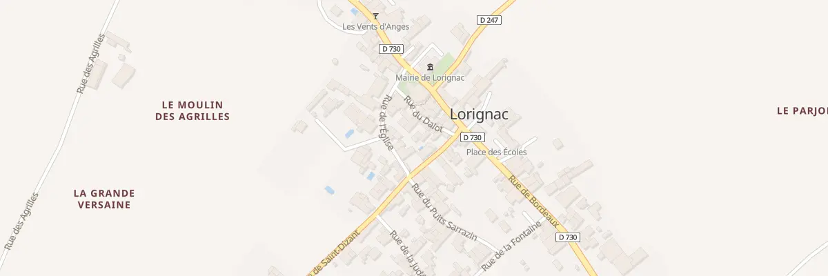 Plan du 4 Rue du Dalot à Lorignac