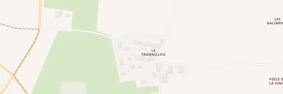 Plan du 5080 Le Tramaillou à Annezay