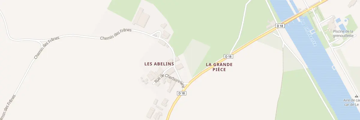 Plan du 2 Che des Frenes au Mung