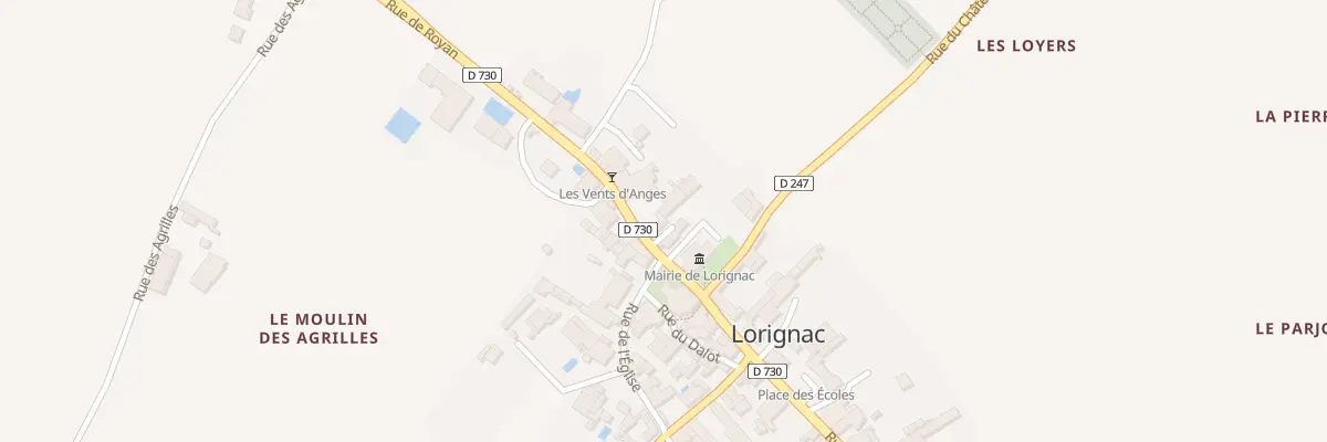 Plan du 3 Imp du Bourrelier à Lorignac